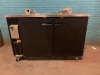 Central Exclusive 69K-132 Draft Beer Dispenser, Two Door, Two Single Head Taps. Works, Used