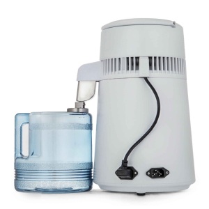 Vevor Countertop Water Distiller 750W Purifier Filter with Handle 1.1 Gal 4L BPA Free, White. Untested. Appears New. 