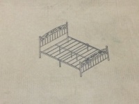Queen Size Metal Bed Frame&nbsp;