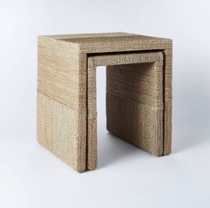 Threshold Woven Nesting Tables, Set of 2 