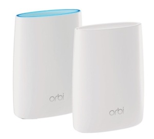 Netgear Orbi AC3000 Tri-Band Mesh Wi-Fi System, 2 pack, Powers Up, E-Commerce Return