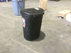 Rubbermaid Touch Top 13 Gallon Trash Can with Lid 