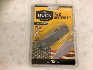 Buck 722 Spitfire Folding Knife, Appears New