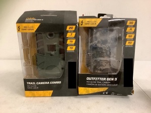 Lot of (2) Trail Cameras, Untested, E-Commerce Return