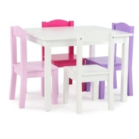 Tot Tutors Friends Kids 5-Piece Rectangle Table and Chair Set. Appears New.&nbsp;