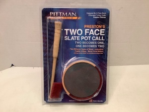 Two Face Slate Pot Call, Appears New