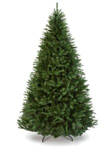 6' Hinged Douglas Full Fir Artificial Christmas Tree w/ Metal Stand