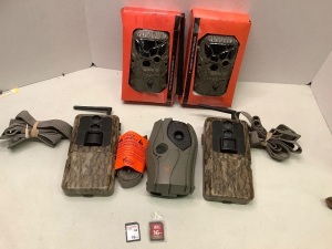 Lot of (5) Wildgame Trail Cam, Powers On, Ecommerce Return