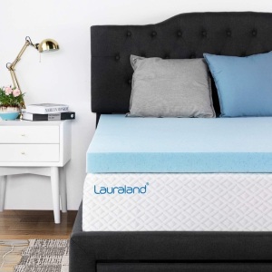 Lauraland 3" Gel Memory Foam Mattress Topper.  Full XL. New