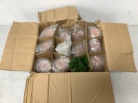 Case of (12) Fake Potted Plants