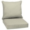 Coral Coast Classic Hinged Outdoor Deep Seating Cushion, Coastal Gray. Appears New.&nbsp;