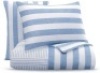 Bloomingdale's Essentials Kennedy Comforter Set, Chambray, King. Appears New.&nbsp;