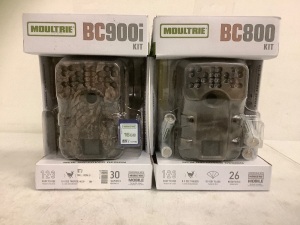 Lot of (2) Moultrie Trail Cameras, Untested, E-Commerce Return