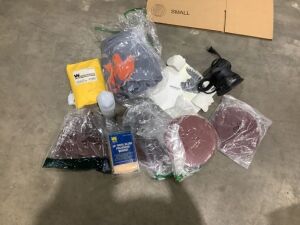 Lot of Wen Products Including Palm Sander, Polishing Bonnet, Saw Blade, Sanding Discs & More