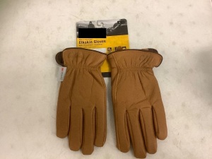 Men's Insulated Elkskin Gloves, M, Appears New