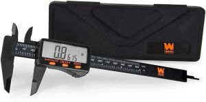 WEN 10761 Electronic 6.1-Inch Digital Caliper with LCD Readout and Storage Case