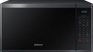 Samsung 1.4 cu. ft. Countertop Microwave with Sensor Cook, Black Stainless Steel