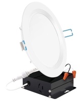 Box of (12) 6" Slim LED Downlights, Recessed Jbox Fixture for&nbsp;Retrofit Installation. Appear New.&nbsp;