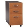 Bush Furniture C Box Mobile File Cabinet,&nbsp;15 3/4"W&nbsp;x 20 3/8"D x 28 1/8"H, Hansen Cherry Finish. Appears New.&nbsp;