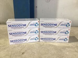 Case of (12) Sensodyne Complete Toothpaste, 3.4oz