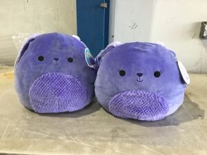 Lot of (23) Squishmallows Bunny Plush Toys - Cosmetic Damage