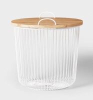 Pillowfort&nbsp;Wire Floor Storage Bin Table&nbsp;