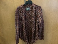 Natural Reflections Plaid, Large, Appears New