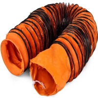 Exhaust Fan Air Ducting Hose, Flexible Pvc Ventilation, 25 Feet,Heavy Duty. Appears New