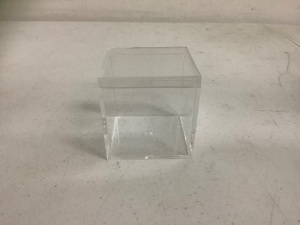 Lot of (12) Clear Storage Containers, Appears New