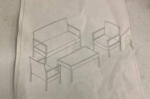 Patio Furniture Set, Possible Missing Pieces, Appears New