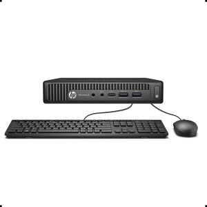 HP EliteDesk 800 G2 Mini Business PC, Intel Quad-Core i5-6500T up to 3.1G, 8G DDR4, 240G SSD, VGA, DP, Win 10 Pro 64 Bit-Multi-Language-English/Spanish (Renewed)