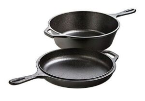 Lodge Cast Iron Deep Frying Pan, 10.25" Diameter, 3.2 Quart Capacity