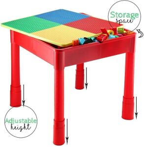 Kids Multifunction Building Block Table 