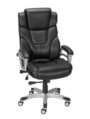 Quill Brand® Baird Bonded Leather Manager Chair, Appears new, Retail 293.99