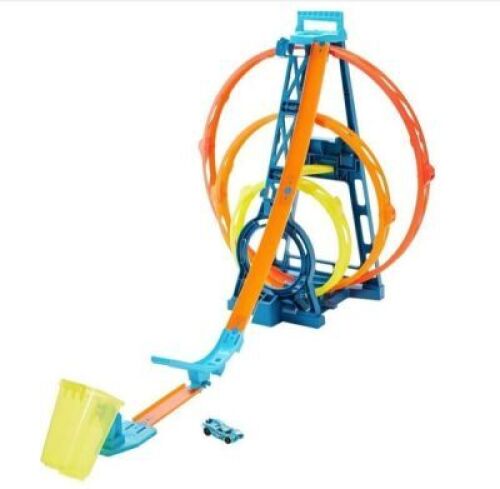 Case of (2)&nbsp;Hot Wheels Track Builder Unlimited Triple Loop Kits