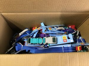 Case of Colorblock Dog Collars & Leashes, Assorted Sizes/Colors