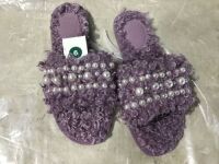 Case of (6) A New Day Purple Slippers, Size 9&nbsp;