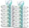 Pampers Aqua Pure Sensitive Water Baby Diaper Wipes, Hypoallergenic and Unscented, 12&nbsp;Pop-Top Packs of 56 - NEW
