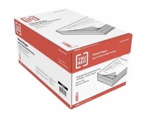 Box of TRU RED™ 8.5" x 11" Copy Paper, Appears New