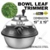 19" Manual Plant Bud Leaf Trimmer Bowl. Visible Wire Blades w/ Food Grade Spin Feature. Appears New w/ Damage.&nbsp;