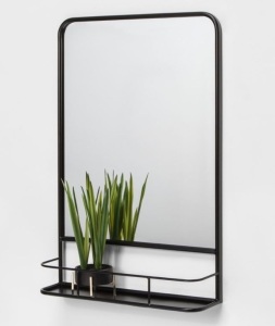 Threshold Mirror w/ Shelf, 20x30, Appears New, Retail 80.00