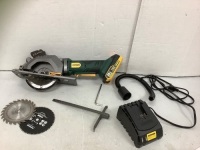 Popoman Mini Circular Saw, Powers Up, E-Commerce Return