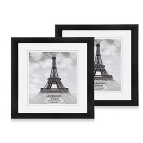11x14 Flat Double Mat Picture Frames&nbsp;- 8x10 w/ Double Mat or 11x14 w/o, 2 Pack