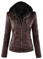 Lot of (13)&nbsp;Seamido Women's Faux Leather Jackets w/&nbsp;Removable Hood. New.&nbsp;