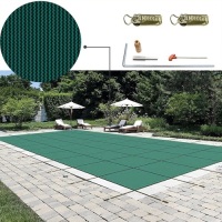 VEVOR Mesh&nbsp;Pool Safety Cover,&nbsp;16X32 FT,&nbsp;Rectangular In-Ground Winter Pool Cover. Appears New.&nbsp;