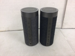 Lot of (2) Wireless Speakers w/ Alexa, Powers Up, E-Commerce Return