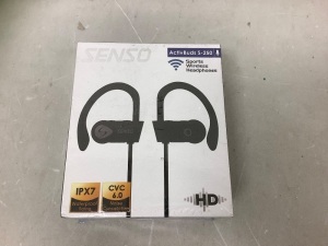 Senso Sports Wireless Headphones, New