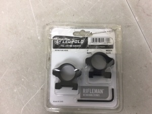 Rifleman Detachable Rings, Appears New
