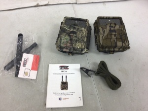 Lot of (2) Trail Cameras, Untested, E-Commerce Return