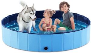 Jasonwell Foldable Dog Pet Pool